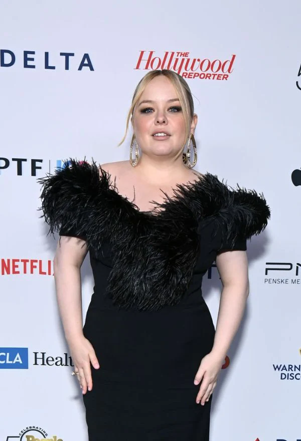 Nicola Coughlan wearing Nada Ghazal jewelry