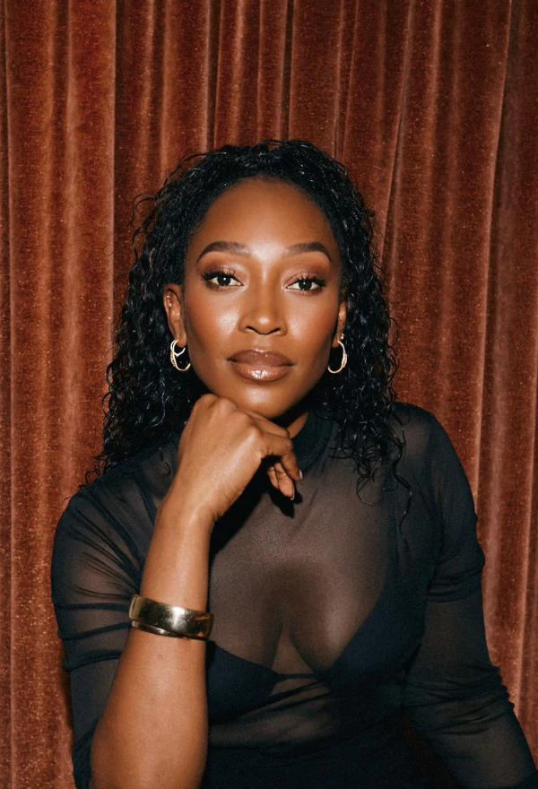 Vanessa Kingori wearing Nada Ghazal jewelry